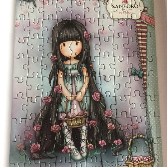 5 COLLECTABLE PUZZLES - SANTORO London GORJUSS -100 pieces each - Picture 15 of 15